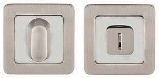 Ручка поворотна Punto BK6 QR SN/CP-3 матовий нікель/хром