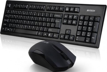 Kомплект A4Tech 3000N Wireless + мишка