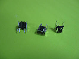 Кнопка тактова 6x6x6 mm DIP 4pin кутова
