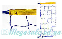 Сітка для волейболу зі шнуром натягу 5267: 9x0,9м, комірка 12x12 см