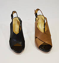 Жіночі коричневі босоніжки Bootes 273-520 39 розмір, фото 5