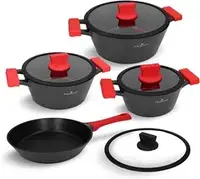 Набор кастрюль и сковородок Zwieger Obsidian, 8 предметов (ZWEK4496)