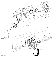 Включатель AH162068 электромуфты AH130582 John Deere