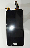 Оригінальний дисплей (модуль) + тачскрін (сенсор) для Meizu U10 (чорний колір)
