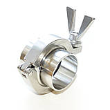 З'єднання клампове DIN AISI304 DN20, фото 5