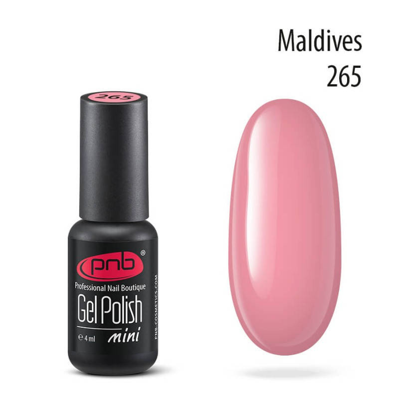 

Гель-лак PNB Gel nail polish mini №265 maldives 4 мл (15022Qu)