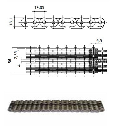 Ланцюг 10x10 FU191SK