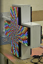 Аптечний хрест 520х520 (RGB двосторонній)