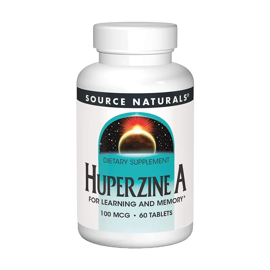 Гуперзин А Source Naturals Huperzine A 100 мкг, 60 таблеток, фото 1