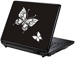 Вінілова наклейка на ноутбук-Метелики