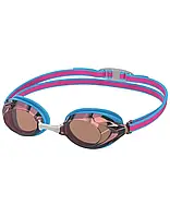 Детские Очки для плавания Speedo JUNIOR VANQUISHER 3.0 MIRROR Розовый, Голубой One Size (8-00475116553) (1301744)