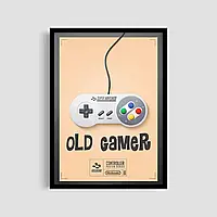 Постер Roomy "SNES Controller" Хенг-постер A2 (59.4x42 cm.) (1351124)