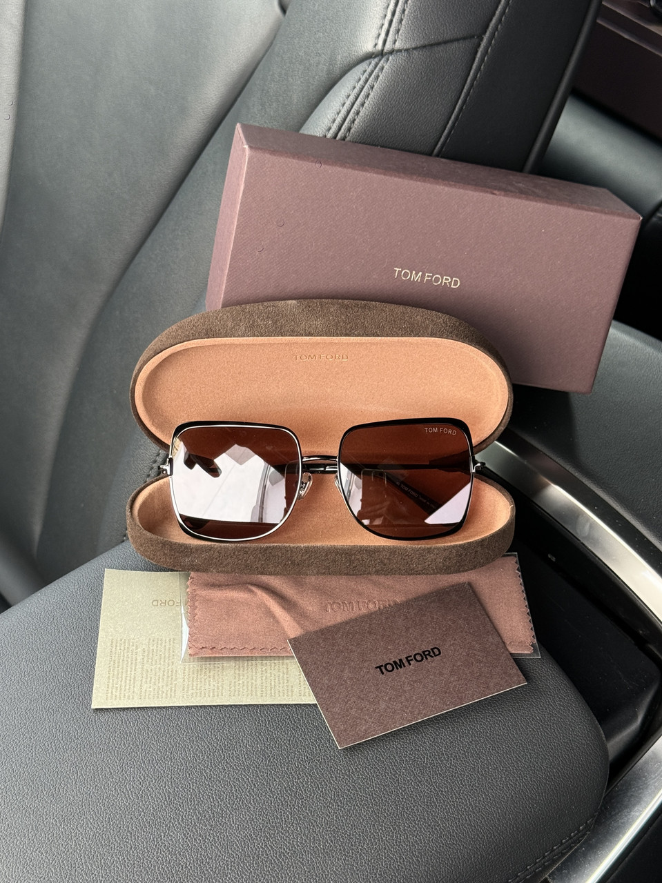 😎 Tom Ford Rose/Black TF319 08A 57/17/140 57/17/140, фото 1