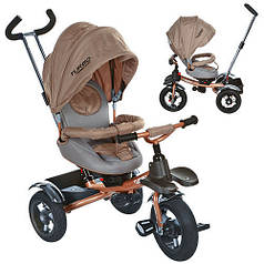 Дитячий триколісний велосипед Turbotrike (M 3193-1A) з козирком