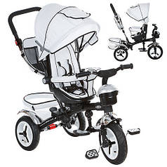 Дитячий триколісний велосипед Turbotrike (M 3200-8A) з батьківською ручкою