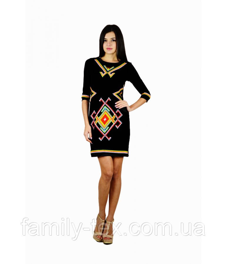 Плаття вишите жіноче, розміри 42, 44, 46, 48, 50, фото 1