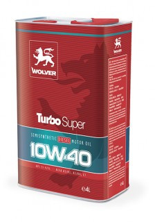 Моторна олива WOLVER Turbo Super 10w40 CI-4/SL, фото 1