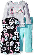 Яскравий набір трійка для дівчинки Kids Headquarters, 24 міс! Є заміри!