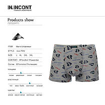 Чоловічі боксери стрейчеві марка «IN.INCONT» Арт.7552, фото 3