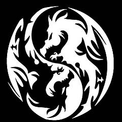 Вінілова наклейка- Дракон (22) (від 20х20 см)