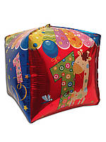 Кулька фольгований кубик "Одиниця", висота 50 см