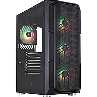 Корпус 1stPlayer XF-BK-4F7 ARGB Чорний