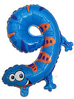 Кулька з плівки "Цифра дев'ять - саламандра" , 30 х 46 см.