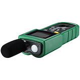 Шумомір Mastech MS6300 5 в 1, анемометр, термометр, люксметр та гігрометр, фото 3