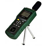 Шумомір Mastech MS6300 5 в 1, анемометр, термометр, люксметр та гігрометр, фото 2