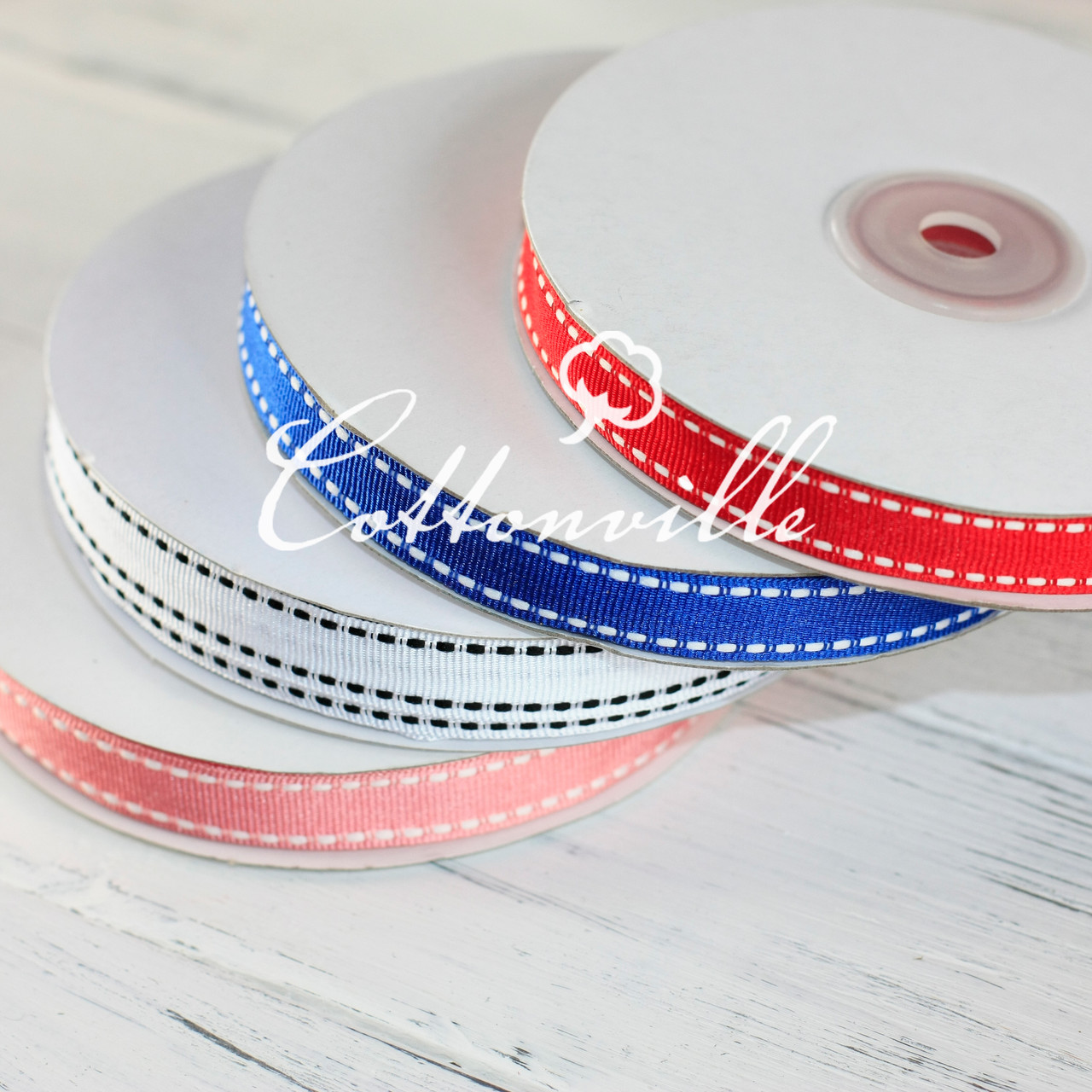 Тасьма репсова (12 мм) рожева