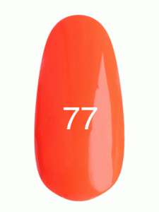 Гель лак № 77 (неоновий оранжевий) 8мл.(термін придатності минув)