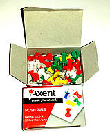 Кнопки цветные Axent, 30 шт.