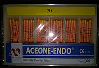 Штифты гуттаперчивые Aceone-Endo 06, №20