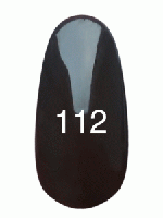 Гель лак № 112 (темно-коричневий, емаль) 8 мл(термін придатності минув)