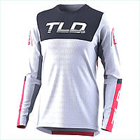 Велофутболка с длинным рукавом TLD для MTB и даунхилла бело-красная XXL, 8961400MB