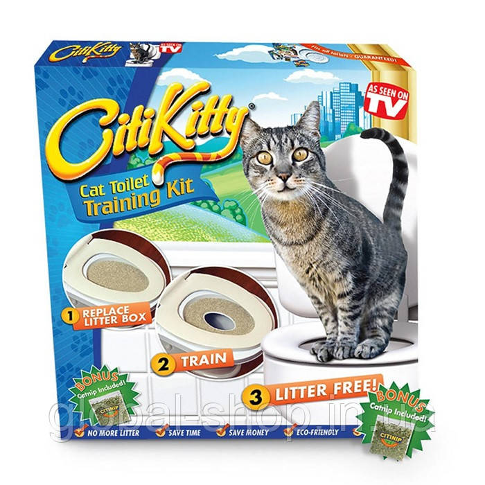 Система привчання кішок до унітаза Citi Kitty - фото 1 - id-p510995718