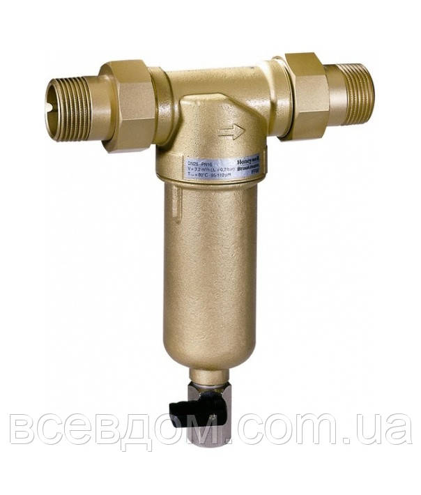 Самопромывной фильтр для воды Honeywell MiniPlus (Resideo) FF06-3/4AAM для горячей воды - фото 1 - id-p511014391