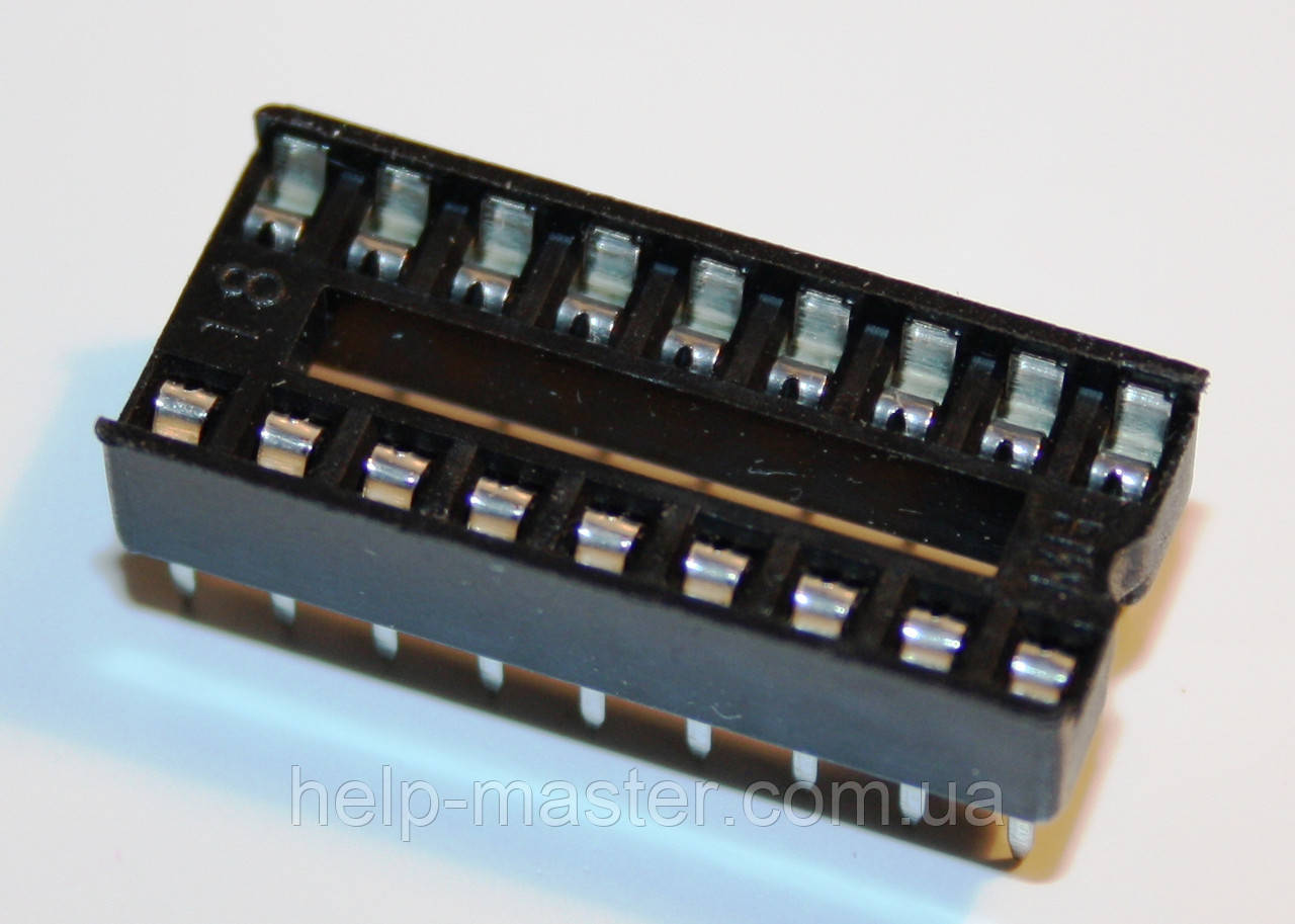 Панель для мікросхем PIN 18 крок 2,54 мм, фото 1