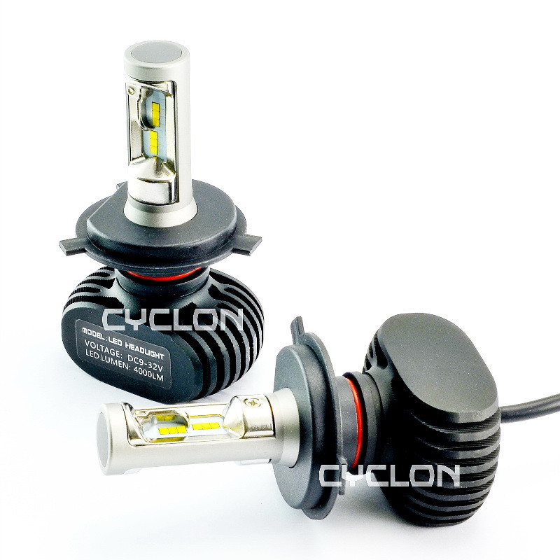 Світлодіодна автомобільна лампа головного світла Cyclon LED H4 HI/LOW 6000 K 4000 LM CSP TYPE 9