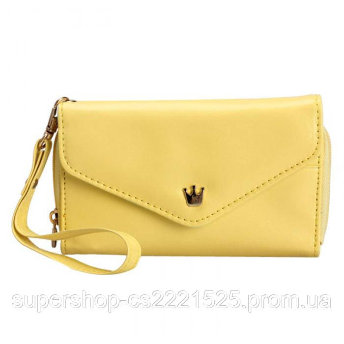 Жіночий гаманець Crown Yellow