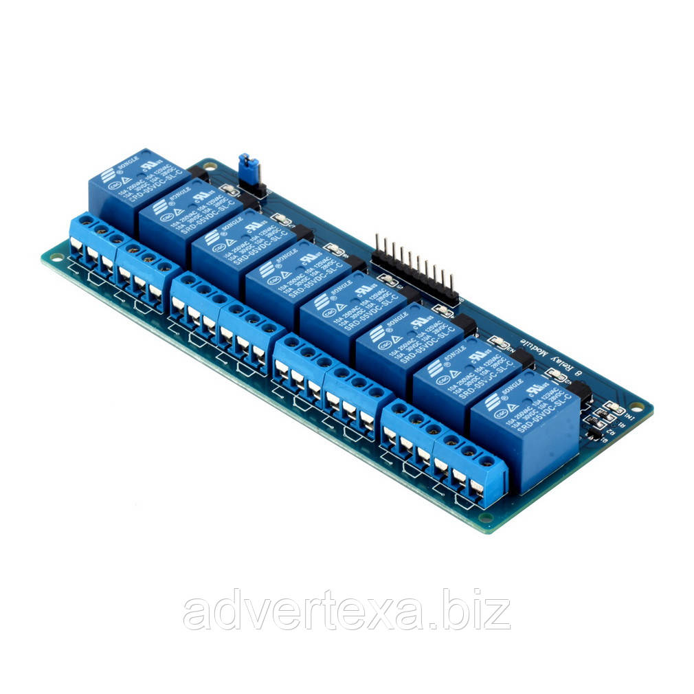 Модуль реле на 8 каналів для Arduino, Raspberry Pi