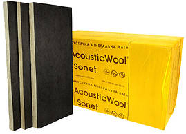 Гідрофобізована плита AcousticWool Sonet P (1000х600х100 мм/2.4м2)