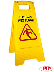 Стійка зі знаком Wet Floor (Обережно! Мокрий підлогу) SIGN-SLFL