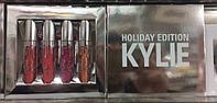 Набор жидких матовых помад Kylie Holiday Edition 4 цвета