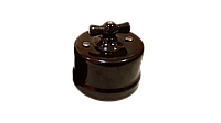 Выключатель коричневый керамический BIRONI (Одноклавишный)