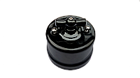 Выключатель черный керамический BIRONI (Одноклавишный)