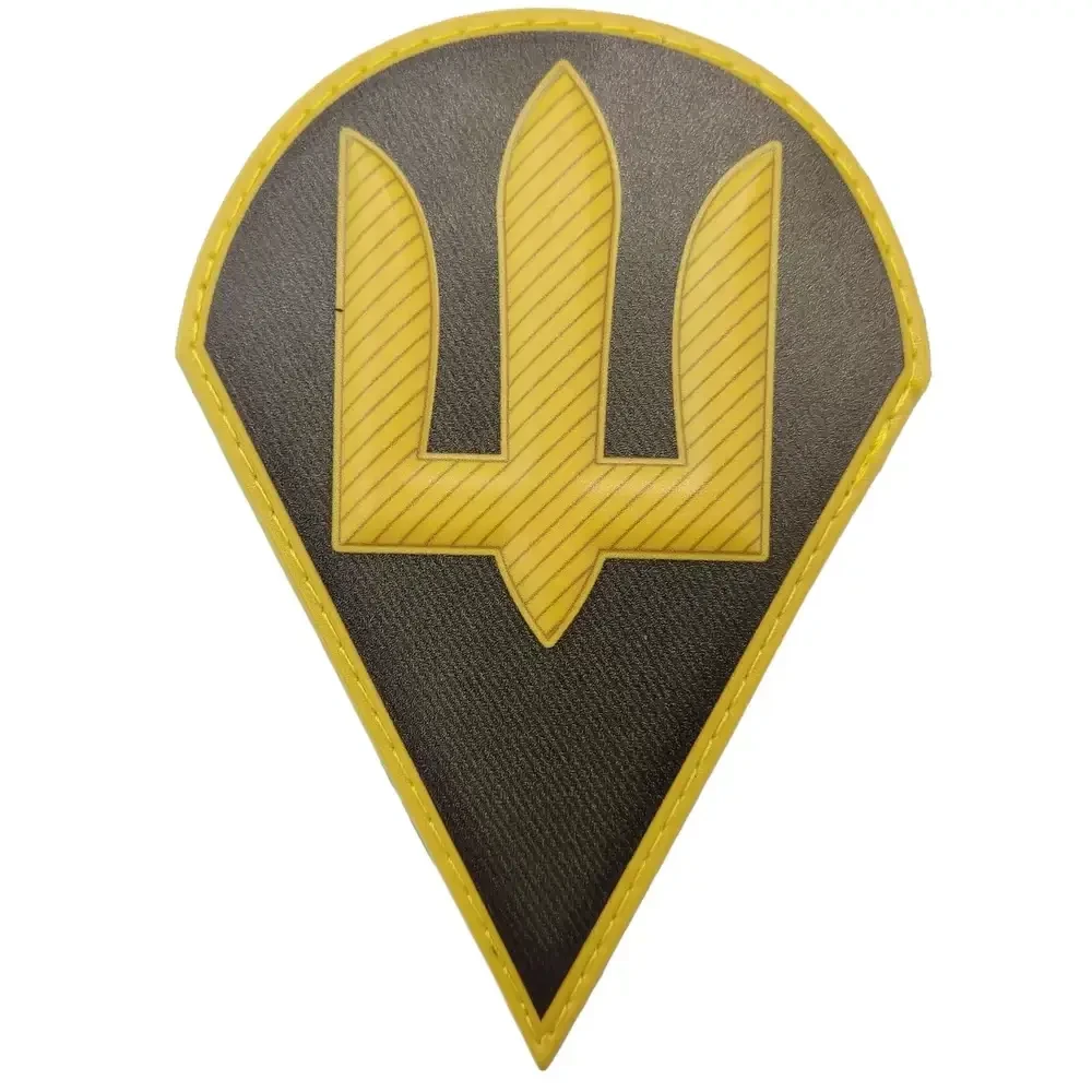 Патч / шеврон ДШВ Вооруженных сил Украины олива объемный {2051-piho}, фото 1