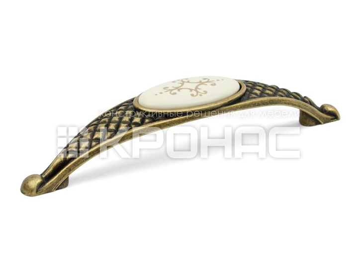Ручка скоба Virno Azure 100/128 MLC A18 бронза "КР"