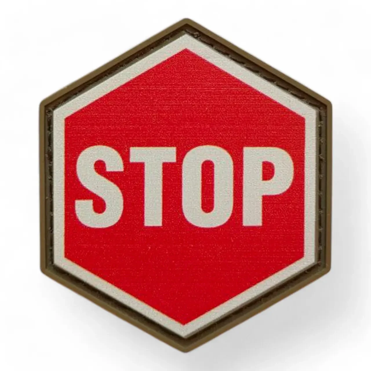 Патч / шеврон "STOP" {2436-piho}, фото 1