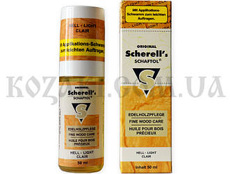 Мастило для дерева світле Scherells Schaftol 50 мл